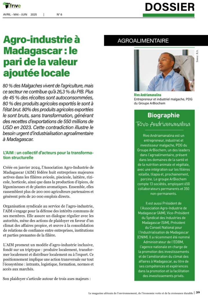 Afrive Magazine  - Numéro 06 avril 2025